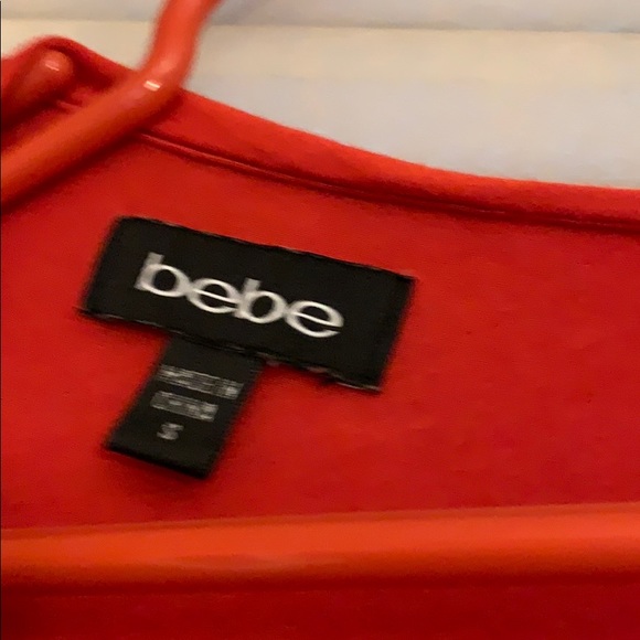 Ruched orange form fitted dress from Bebe - Picture 3 of 3